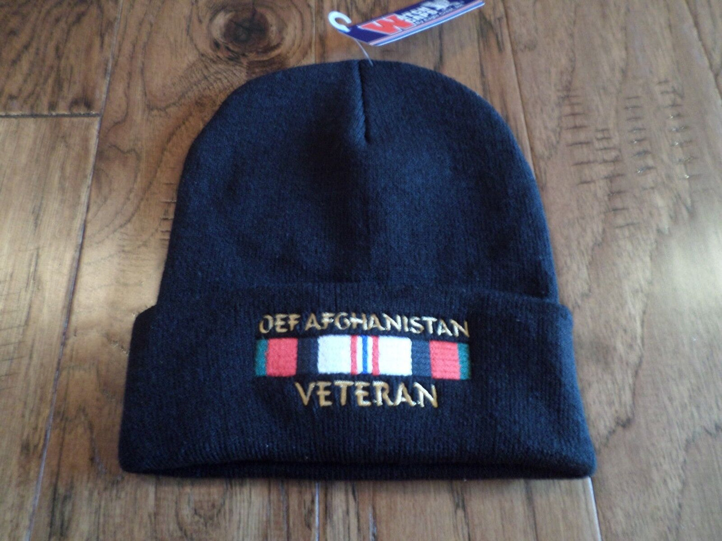 MILITARY STYLE WATCH CAP OEF AFGHANISTAN VETERAN 2PLY COLD WEATHER BEANIE