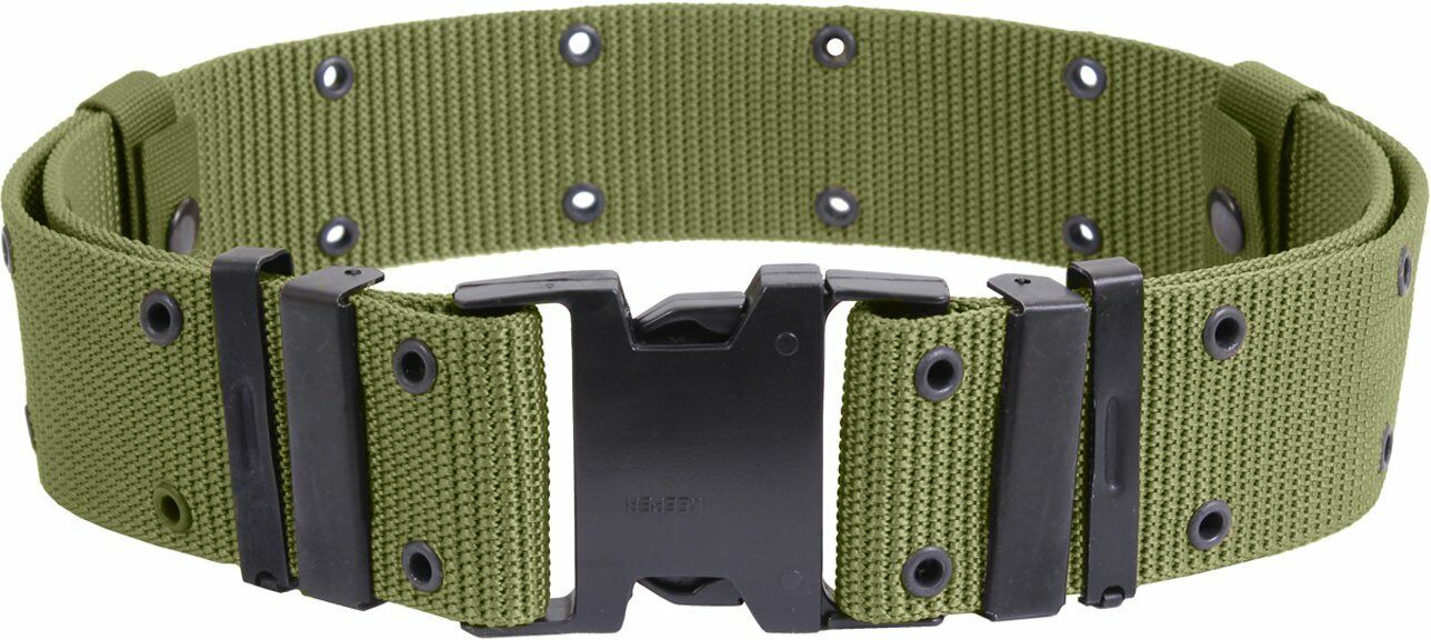 Military style combat tactical pistol belt quick release buckle X- large nylon