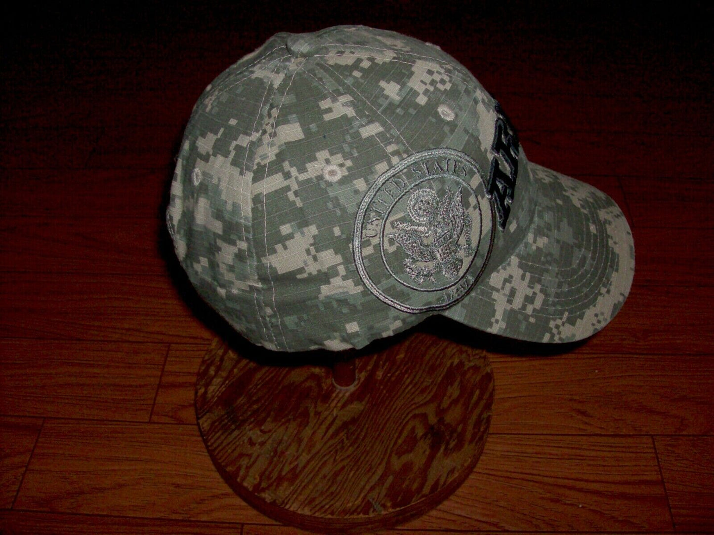 U.S ARMY HAT ALL TERRAIN CAMOUFLAGE BALL CAP EMBROIDERED RAISED LETTERS