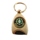 U.S MILITARY ARMY 2nd ACR CAVALRY REGIMENT KEY CHAIN RING GOLD METAL KEY RING