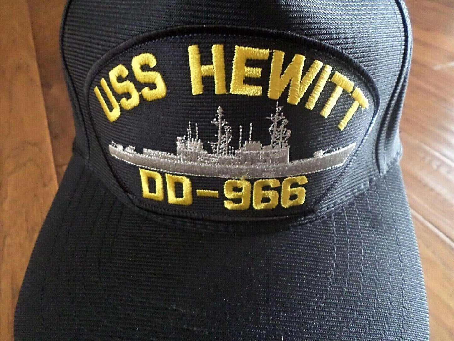 USS HEWITT DD-966 NAVY SHIP HAT U.S MILITARY OFFICIAL BALL CAP U.S.A MADE