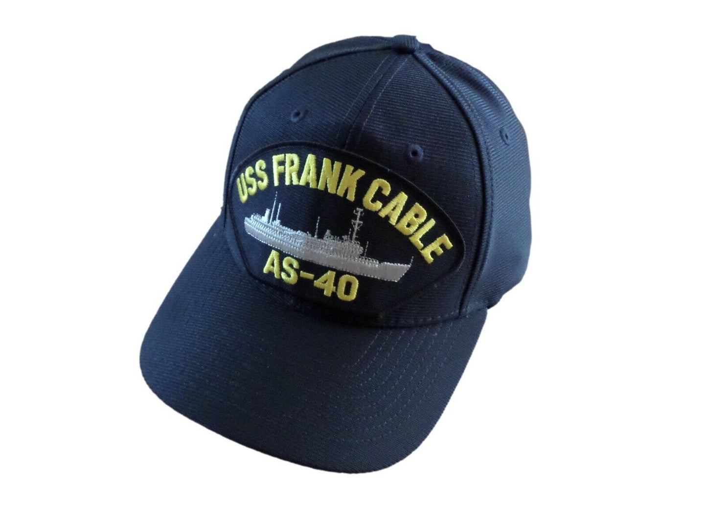 USS FRANK CABLE AS 40 U.S NAVY SHIP HAT U.S MILITARY OFFICIAL BALL CAP U.S.A