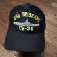 USS ORISKANY CV-34 U.S NAVY SHIP HAT U.S MILITARY OFFICIAL BALL CAP U.S.A MADE