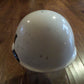 MILITARY WHITE POLISH POLICE HELMET COMPLETE WITH LINER AND CHIN STRAP