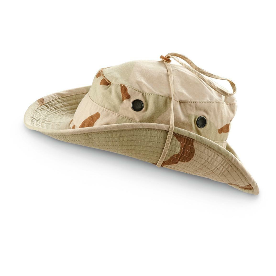 Military Desert Boonie Hat Type II Sun Hot Weather Gulf War Made