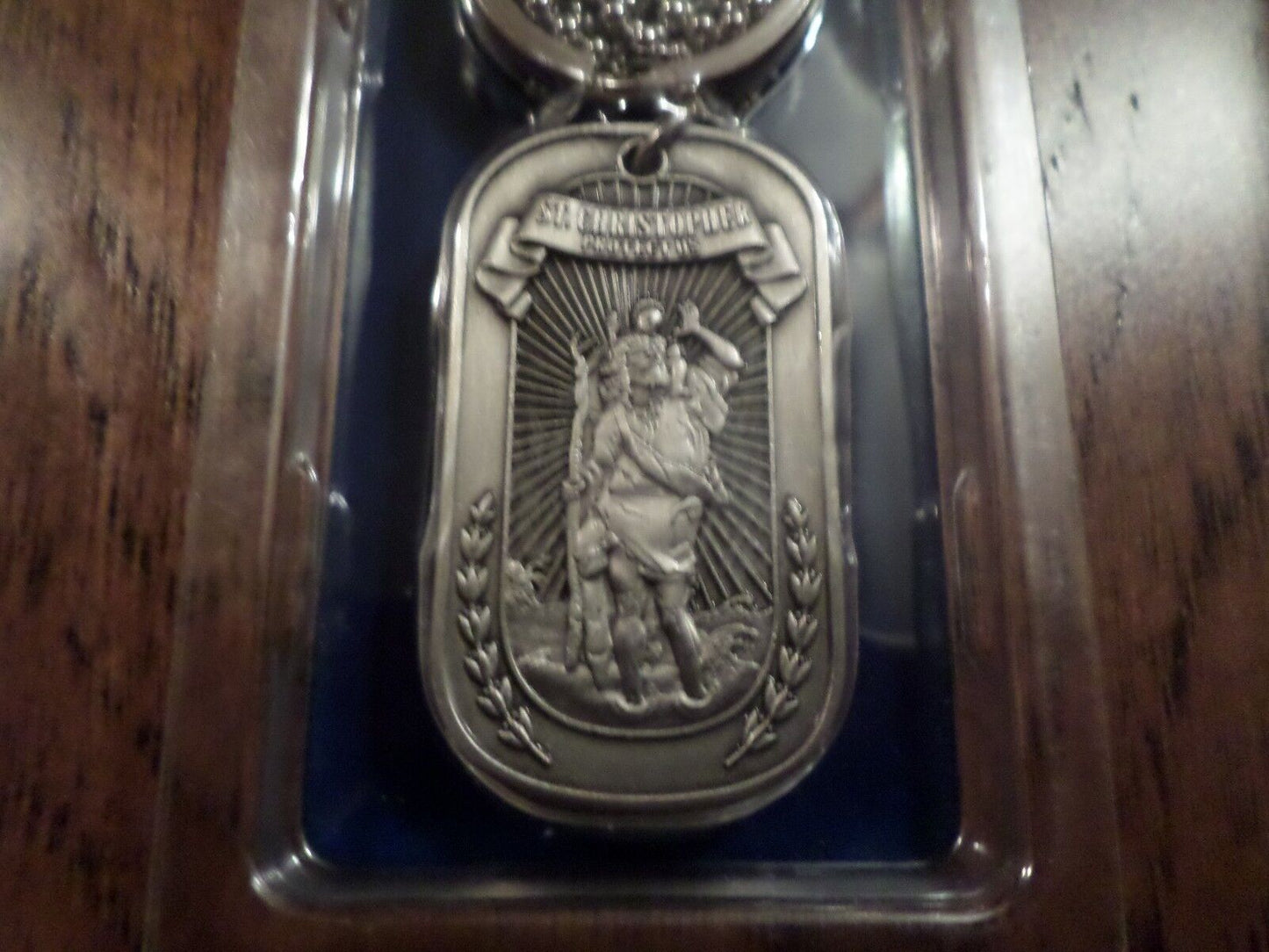 ST. CHRISTOPHER PROTECT US RELIGIOUS SPIRITUAL NECKLACE PENDANT DOG TAG NEW