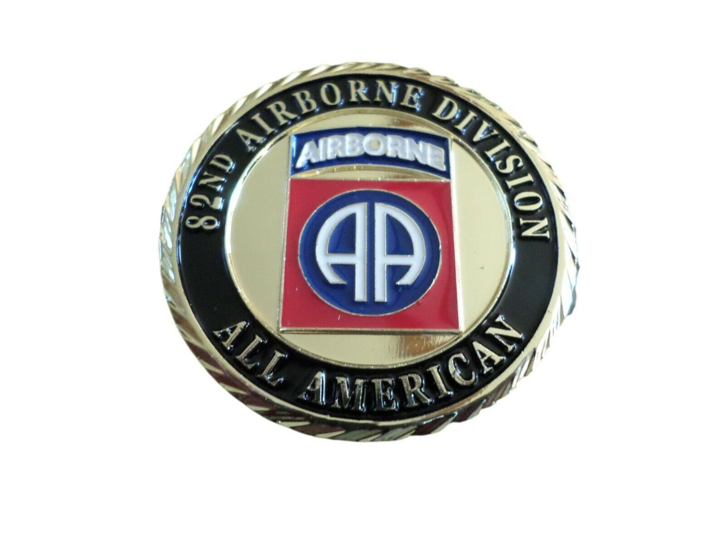 U.S ARMY 82ND AIRBORNE CHALLENGE COIN NEW IN PACKAGE COLLECTOR'S SERIES