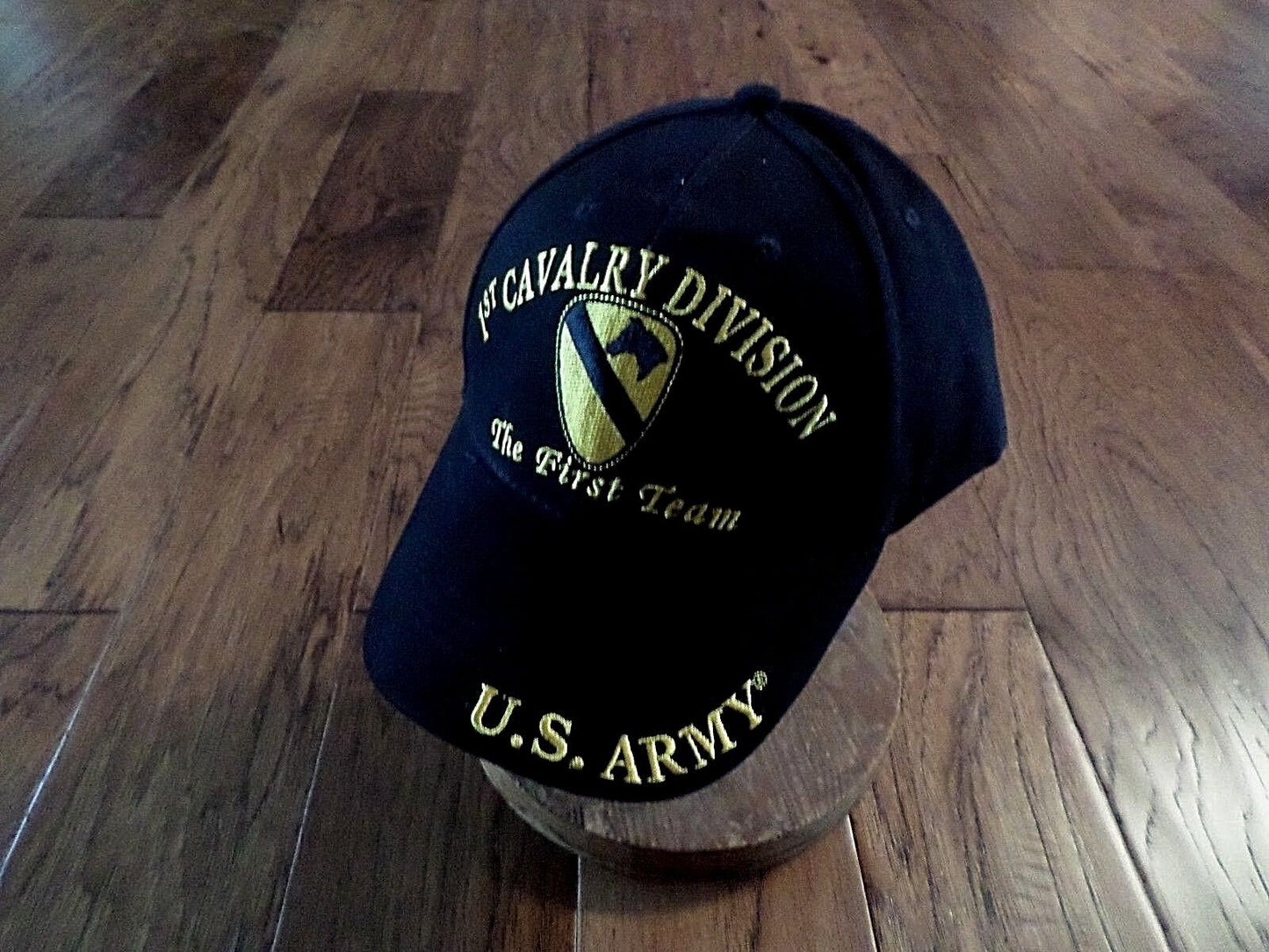 U.S. MILITARY ARMY 1st CAVALRY HAT EMBROIDERED MILITARY BALL CAP THE FIRST TEAM