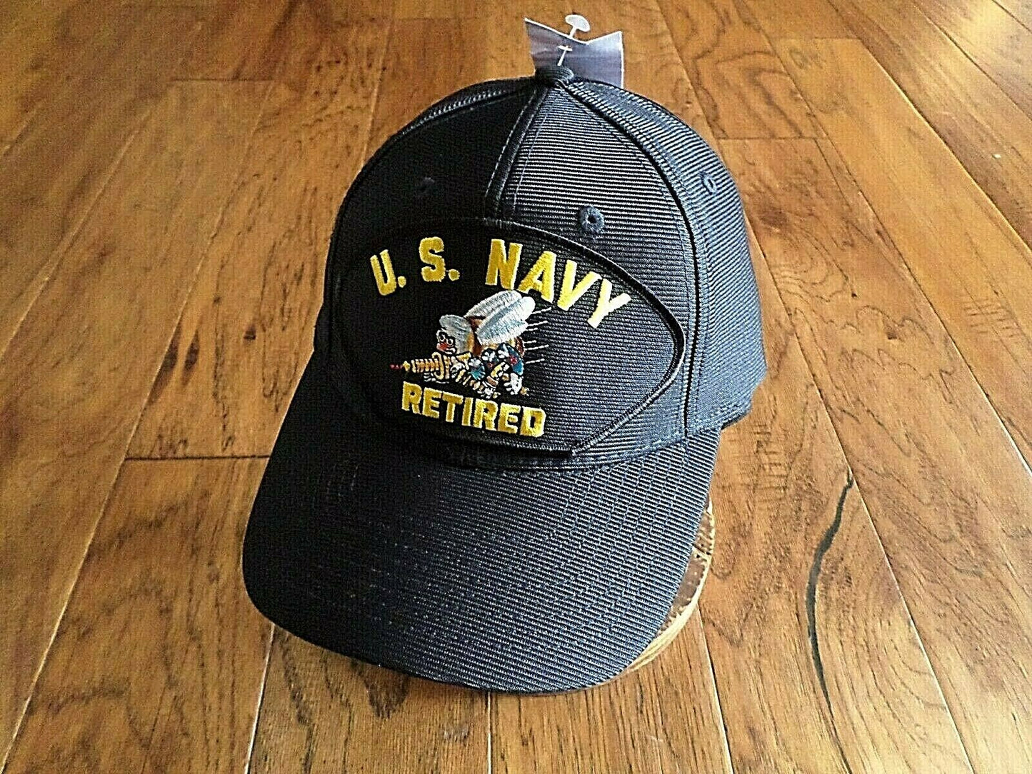 SEABEES RETIRED U.S NAVY HAT OFFICIAL U.S MILITARY BALL CAP USA MADE