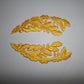 U.S MILITARY EMBROIDERED NAVY SCRAMBLED EGGS IRON ON FOR ADMIRAL OR GENERAL