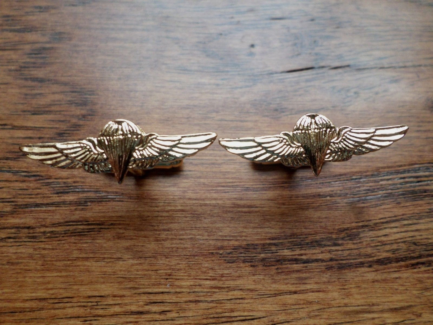 U.S MILITARY MARINE CORPS JUMP WINGS CUFFLINKS WITH JEWELRY BOX 1 SET USMC BOXED