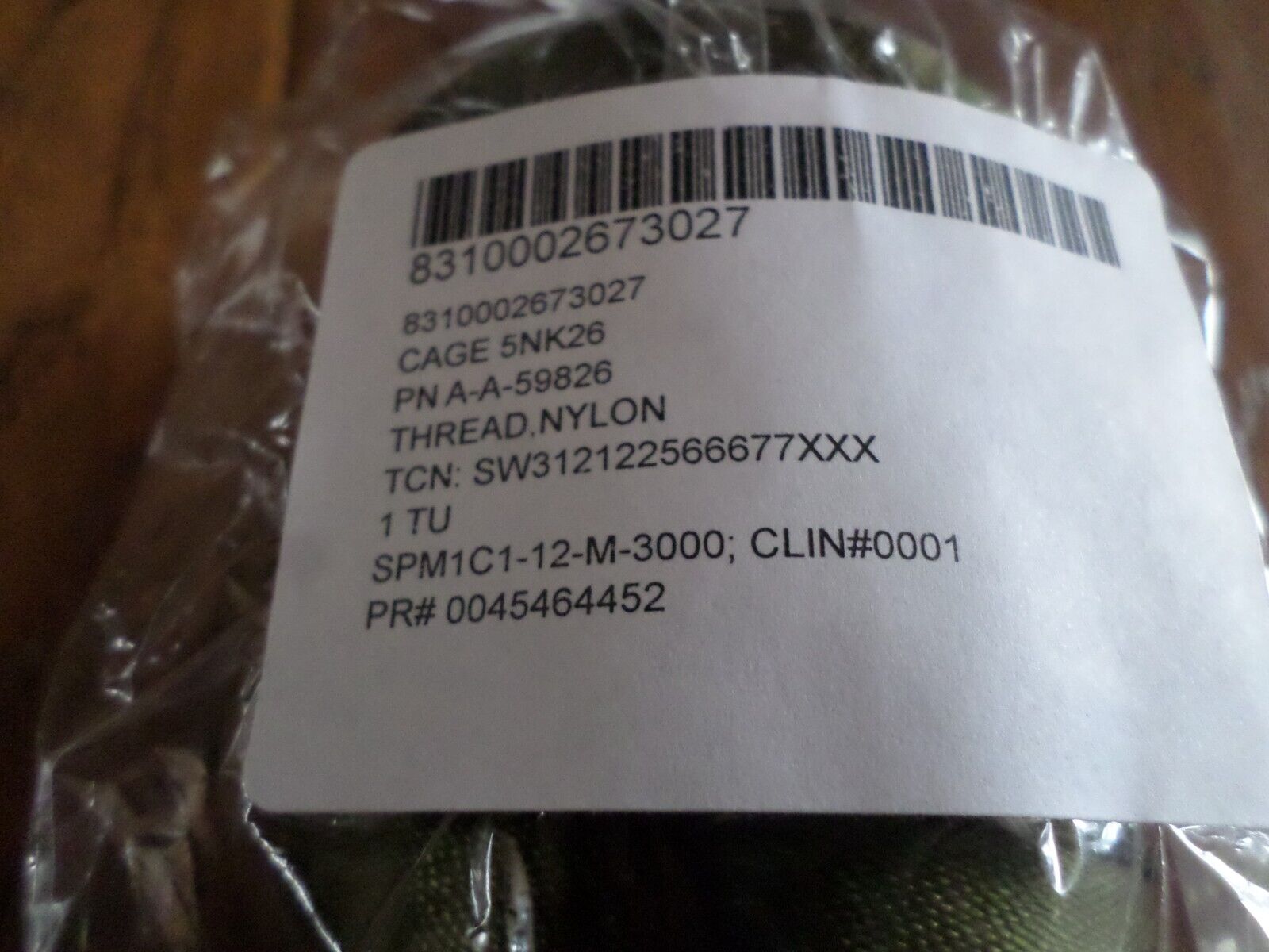 Eddington Thread US Military OD Green Thread Polyester 1LB Spool 66022  VT-285F