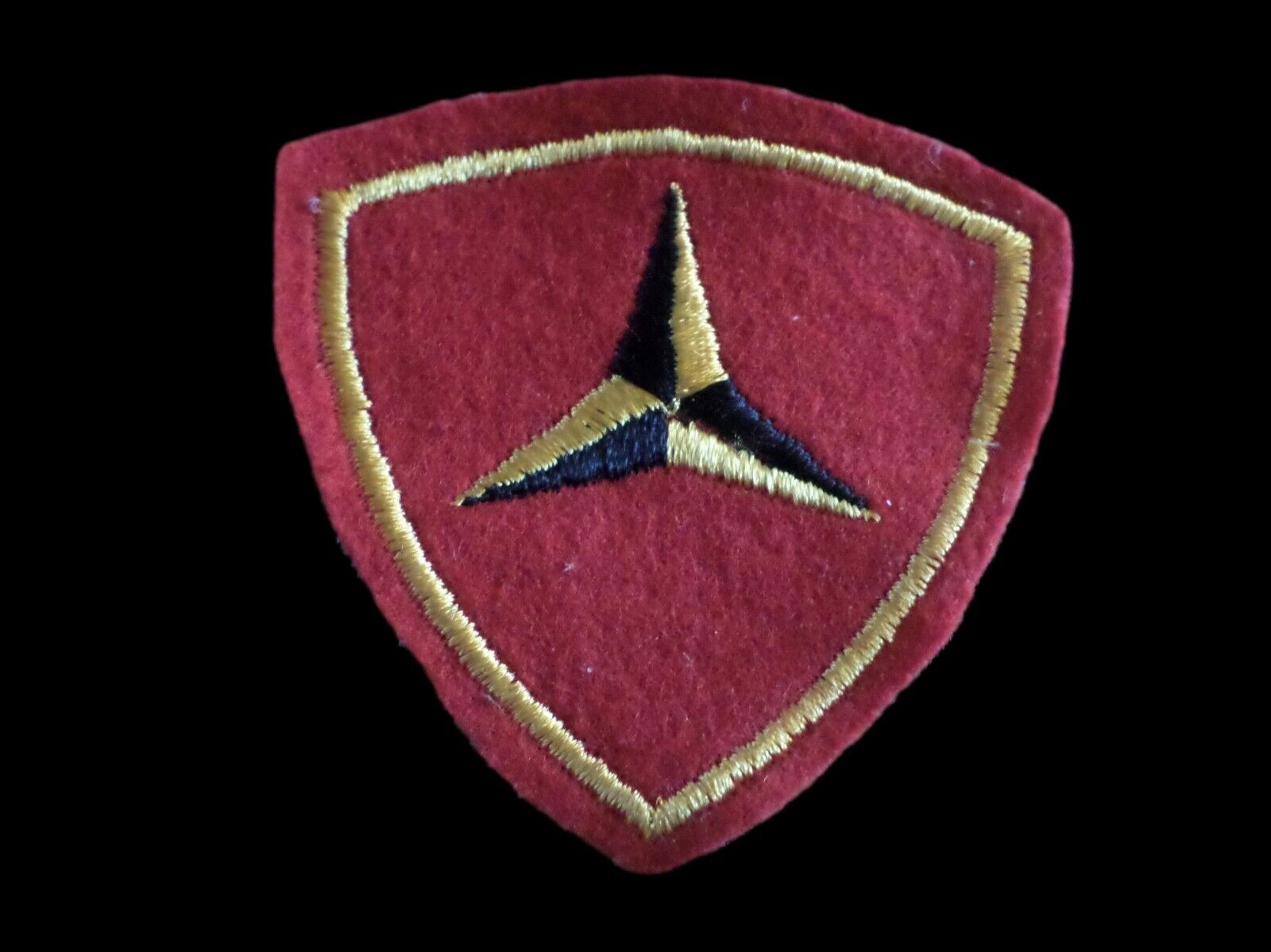 WWII U.S MILITARY THIRD MARINE CORPS FELT PATCH 3RD USMC DIVISION ...