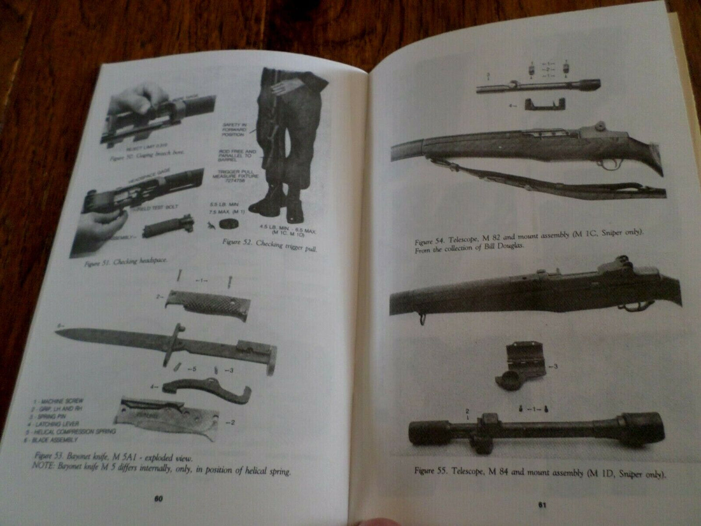 U.S ARMY M-1 GARAND HANDBOOK OPERATIONS MAINTENANCE PARTS TROUBLE SHOOTING