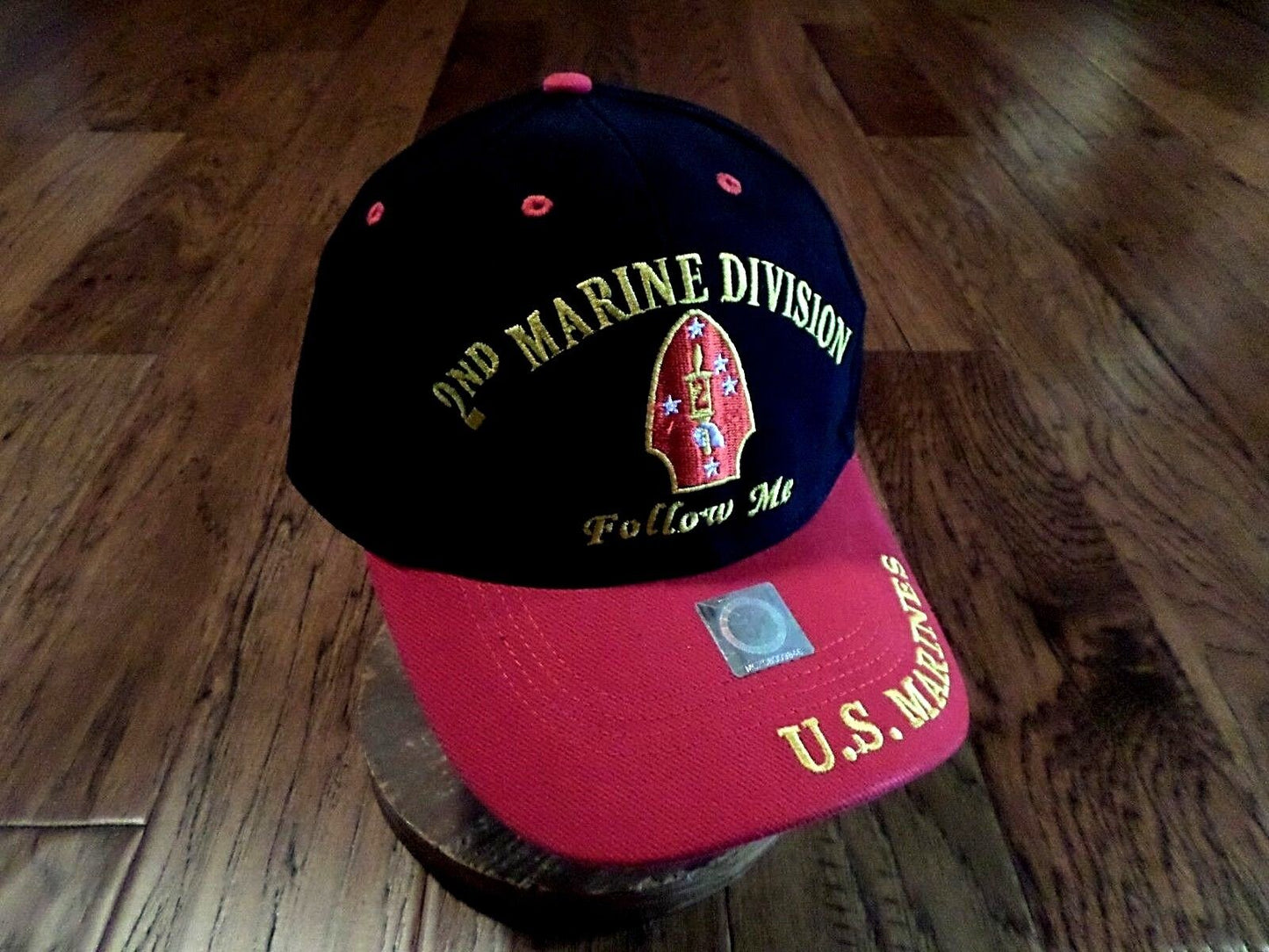 U.S Military 2nd Marine Corps Division hat ball cap Embroidered USMC Licensed