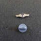 U.S MILITARY NAVY SILVER ENLISTED MEN SUBMARINE HAT PIN LAPEL PIN MINIATURE
