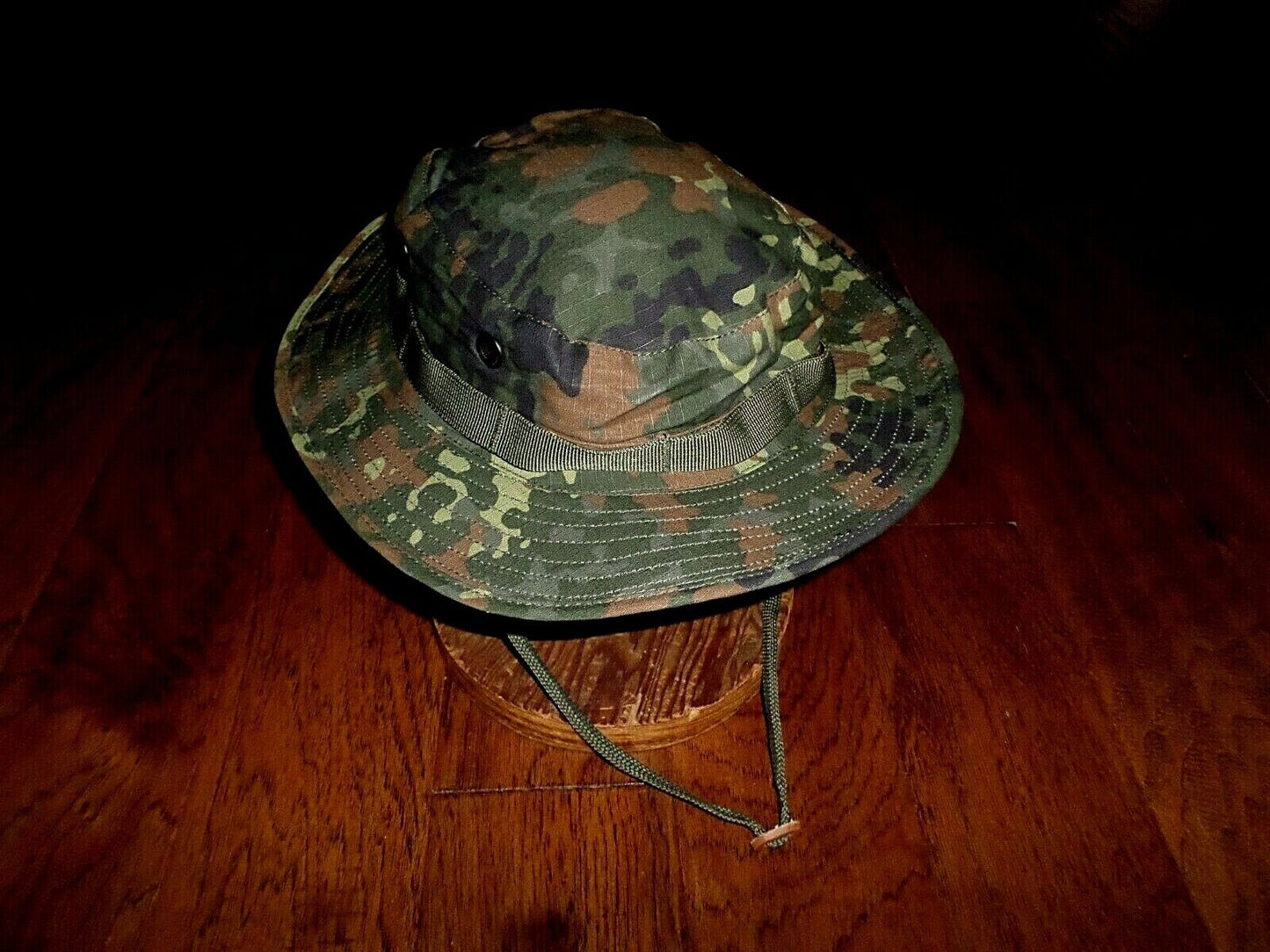 NEW GERMAN FLECKTARN CAMOUFLAGE PATTERN BOONIE HAT 100% RIP-STOP