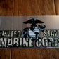 MARINE CORPS EGA WINDOW DECAL BUMPER STICKER OFFICIALLY LICENSED M.C PRODUCT