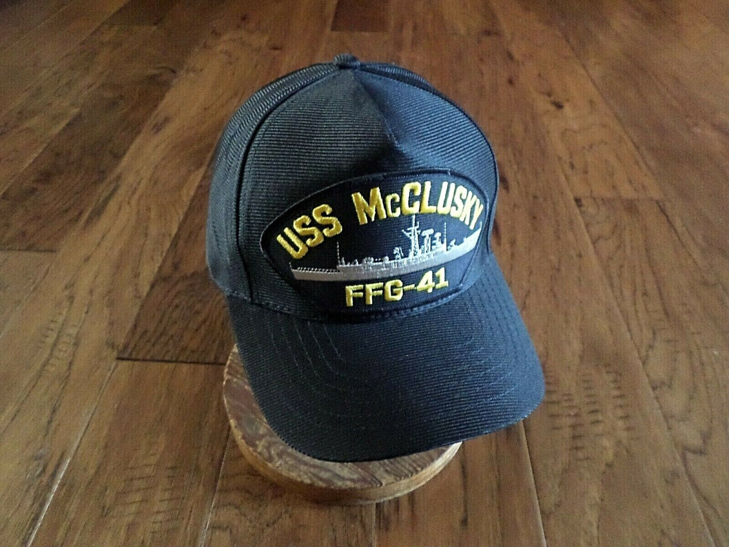 USS McCLUSKY FFG-41 NAVY SHIP HAT U.S MILITARY OFFICIAL BALL CAP U.S.A MADE