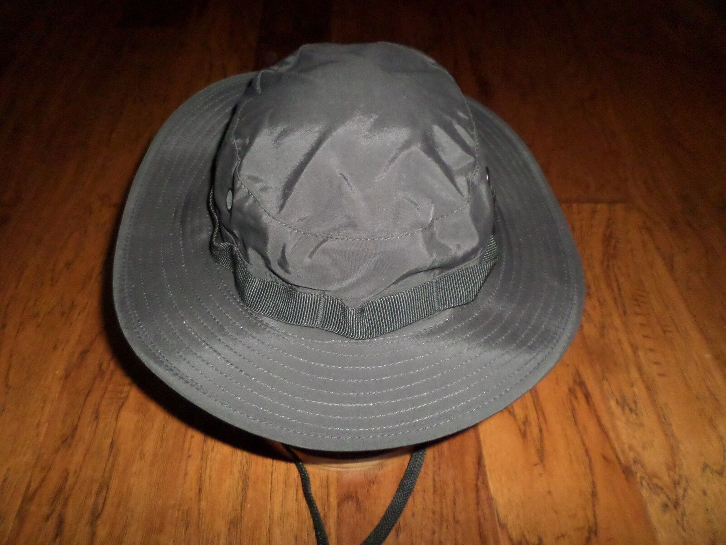 NEW BLACK TRILAM BOONIE HAT WET WEATHER HAT SIZE LARGE TRILAM NYLON