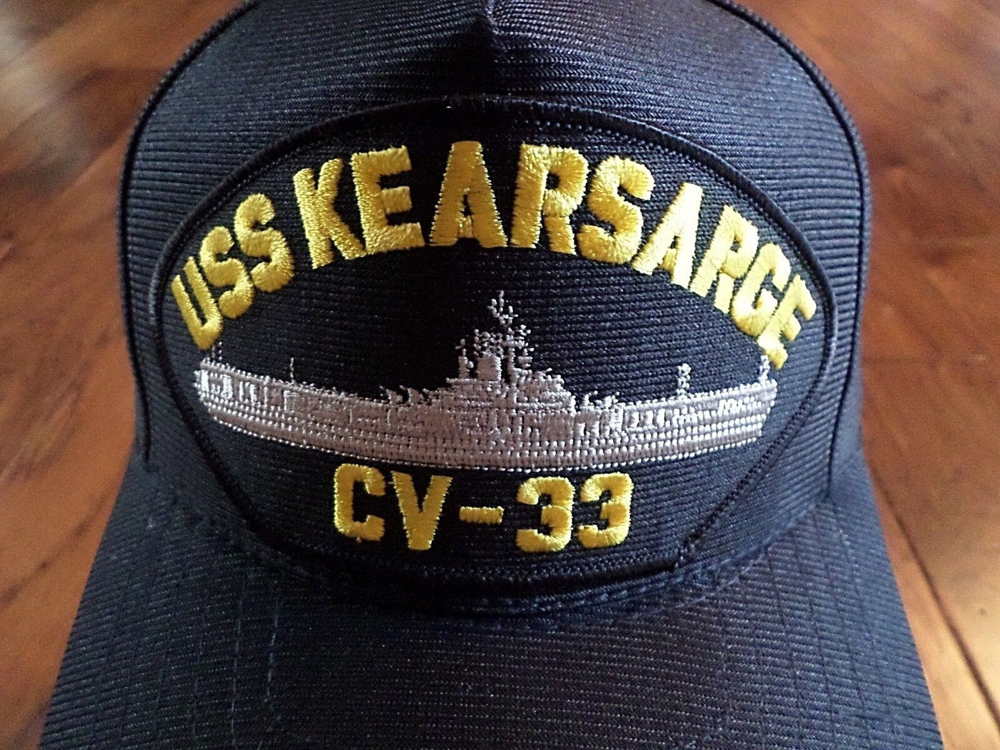 USS KEARSARGE CV-33 NAVY SHIP HAT U.S MILITARY OFFICIAL BALL CAP U.S.A MADE