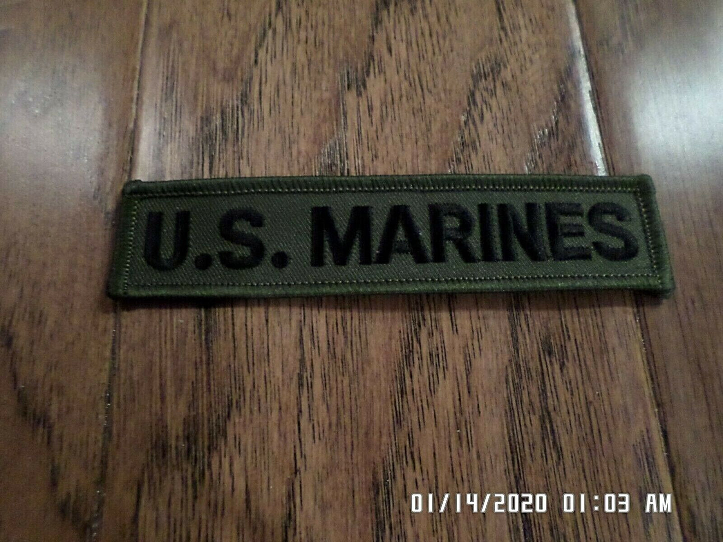 U.S Marines Uniform Tape Patch Name Tag Chest Breast Tab Embroidered Insignia