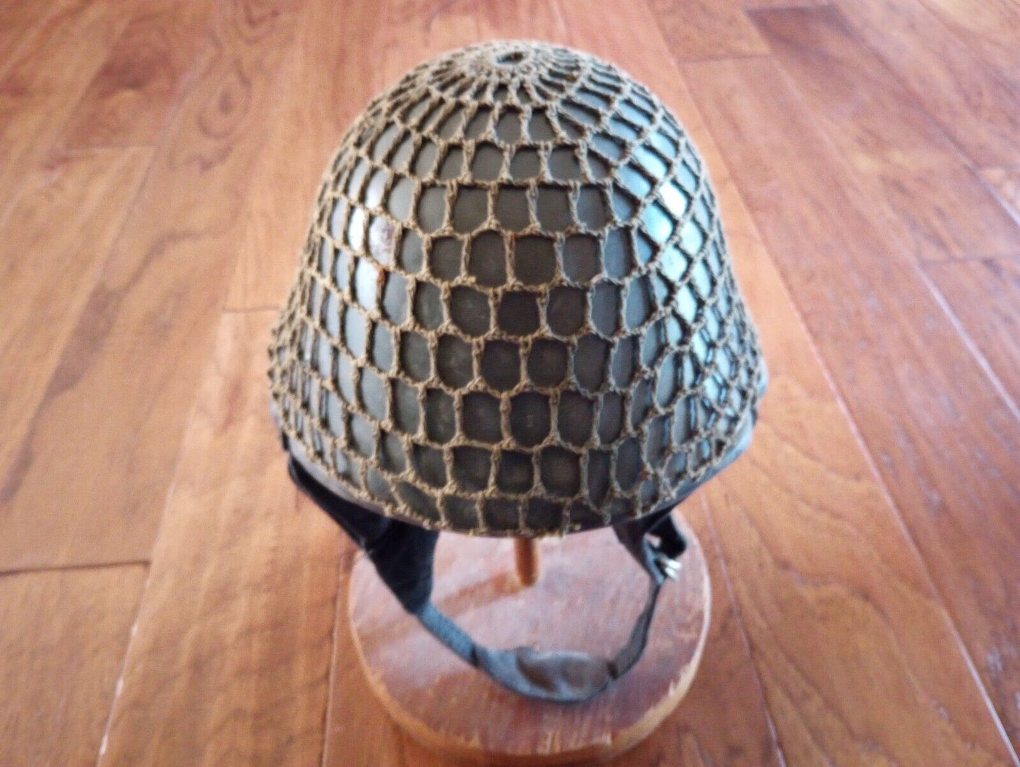 ROMANIAN MILITARY M73 AIRBORNE PARATROOPER HELMET COLD WAR ORIGINAL