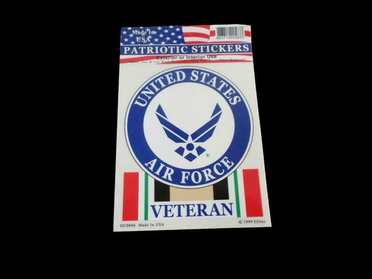 U.S AIR FORCE VETERAN OIF IRAQI FREEDOM WINDOW DECAL STICKER U.S.A MADE