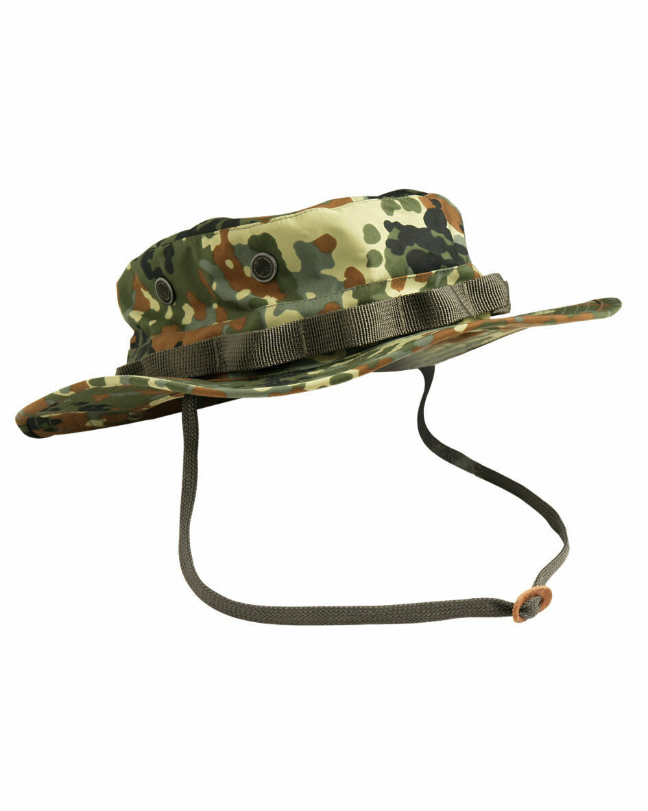 NEW GERMAN FLECKTARN CAMOUFLAGE TRILAM BOONIE HAT SIZE LARGE