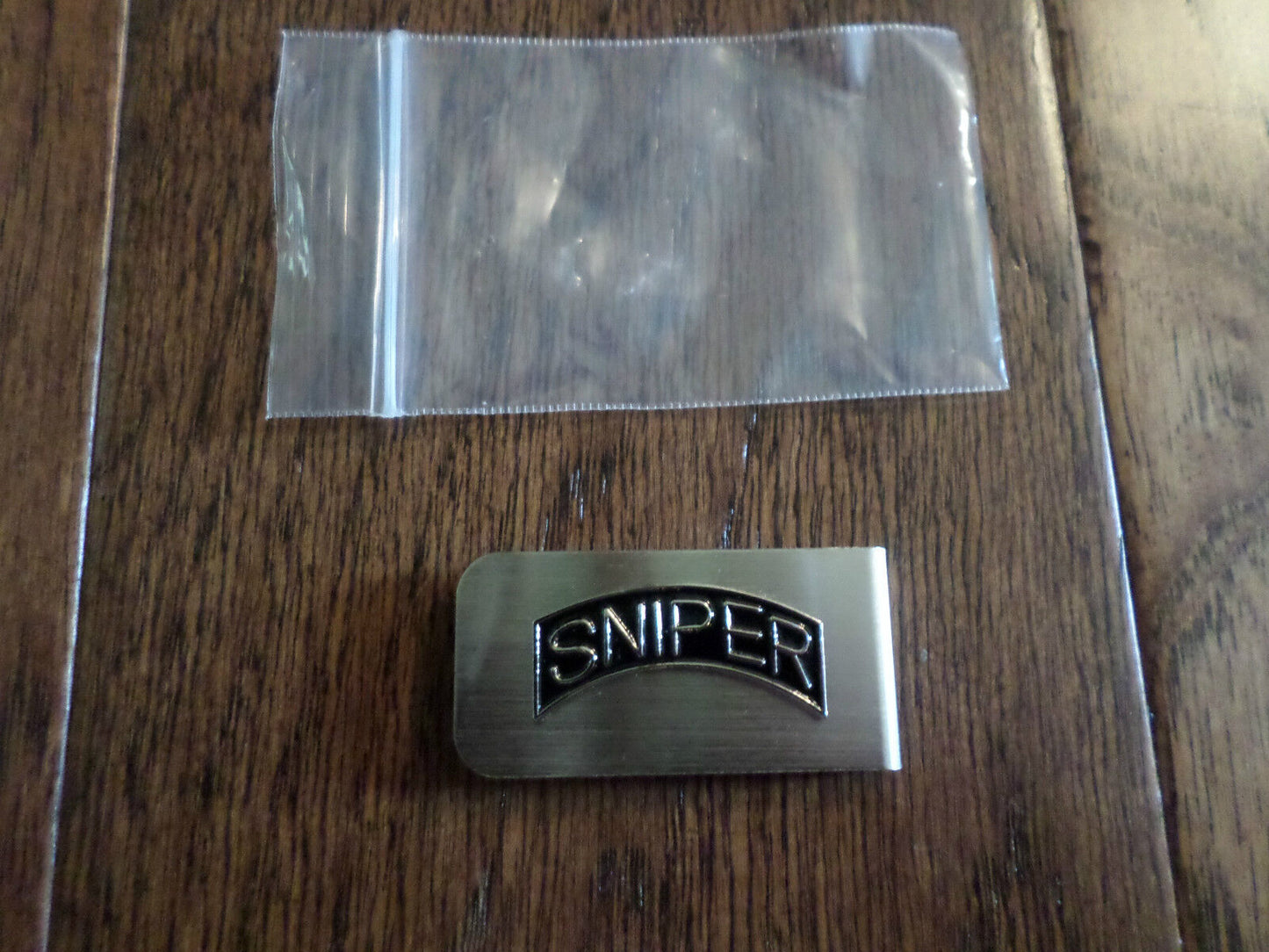 U.S MILITARY ARMY SNIPER METAL MONEY CLIP U.S.A MADE NEW IN BAGS