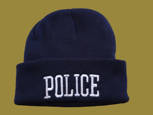 NEW POLICE WATCH CAP DARK BLUE PUBLIC SAFETY CAP