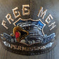 FREE MEN 2nd AMENDMENT PREMIUM OILSKIN 6 PANEL CAP EMBROIDERED HAT