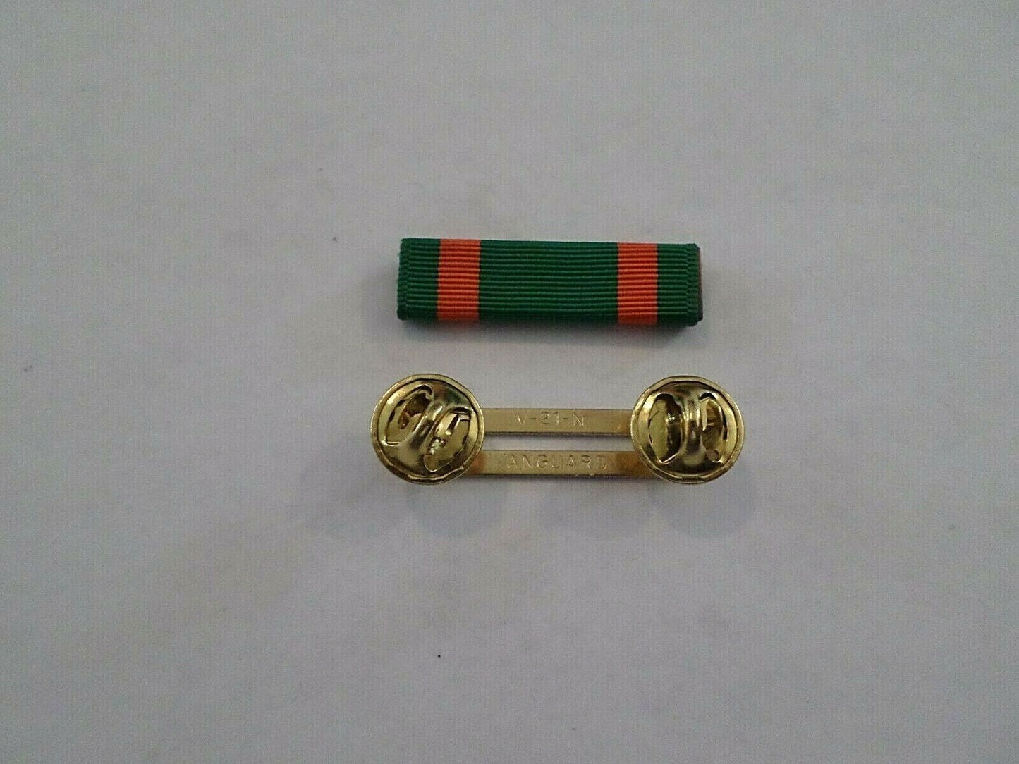 NAVY MARINE CORPS ACHIEVEMENT RIBBON WITH BRASS RIBBON HOLDER US MILITARY ISSUE