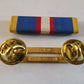 PHILIPPINE INDEPENDENCE RIBBON WITH BRASS RIBBON HOLDER U.S MILITARY VETERAN