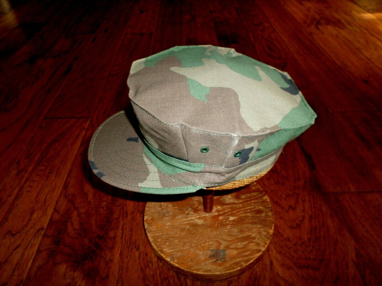 MARINE CORPS STYLE UTILITY HAT U.S.M.C WOODLAND CAP SIZE MEDIUM 7 1/4