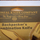 COLONIAL KNIFE COMPANY BACKPACKER'S COMBINATION POCKET KNIFE VINTAGE NEW