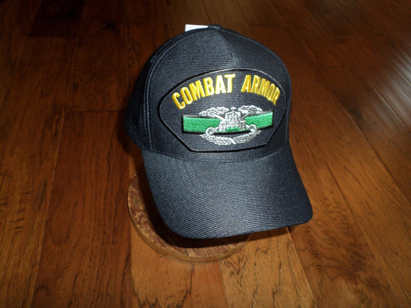 U.S ARMY COMBAT ARMORED BADGE HAT U.S MILITARY OFFICIAL BALL CAP U.S.A MADE