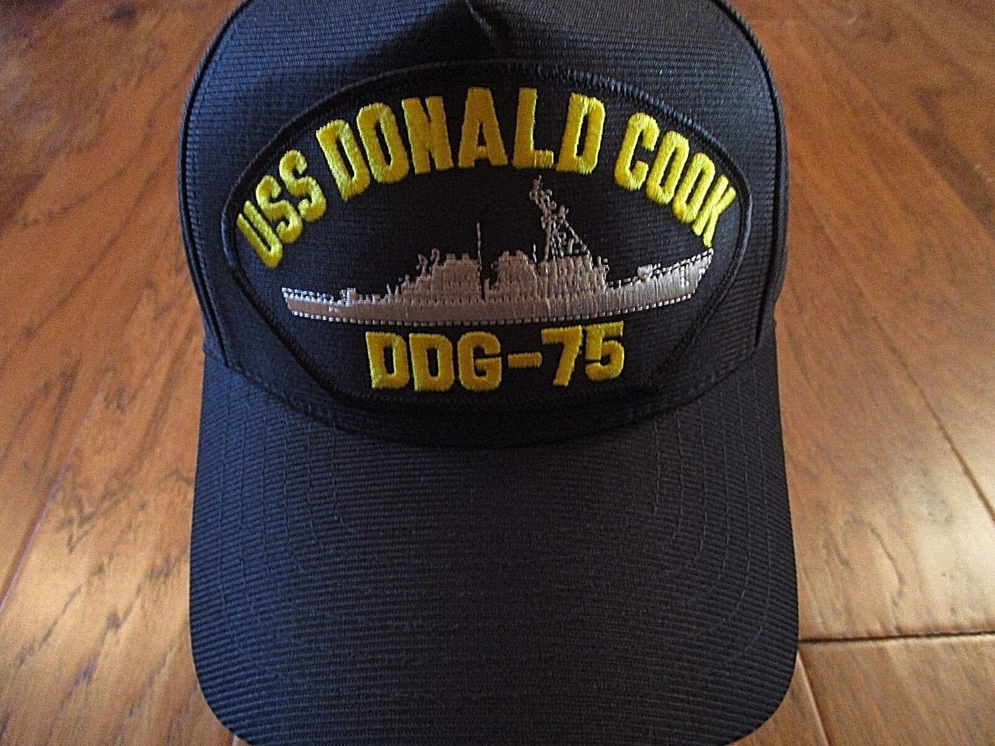 USS DONALD COOK DDG-75 NAVY SHIP HAT U.S MILITARY OFFICIAL BALL CAP U.S MADE