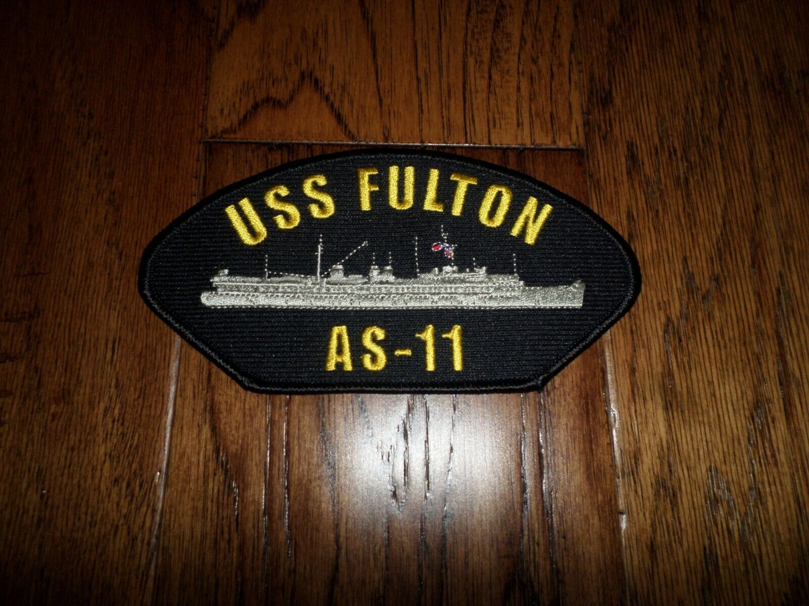 U.S NAVY SHIP HAT PATCH USS CHICAGO CG-11 SHIP PATCH USA MADE HEAT TRANSFER