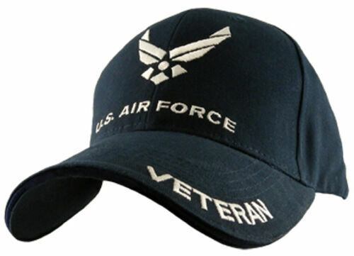 U.S MILITARY AIR FORCE VETERAN HAT EMBROIDERED OFFICIAL AIR FORCE BALL CAP