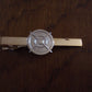 SNIPER SCOPE TIE BAR TIE TAC CLIP ON SILVER ON GOLD BAR U.S.A MADE