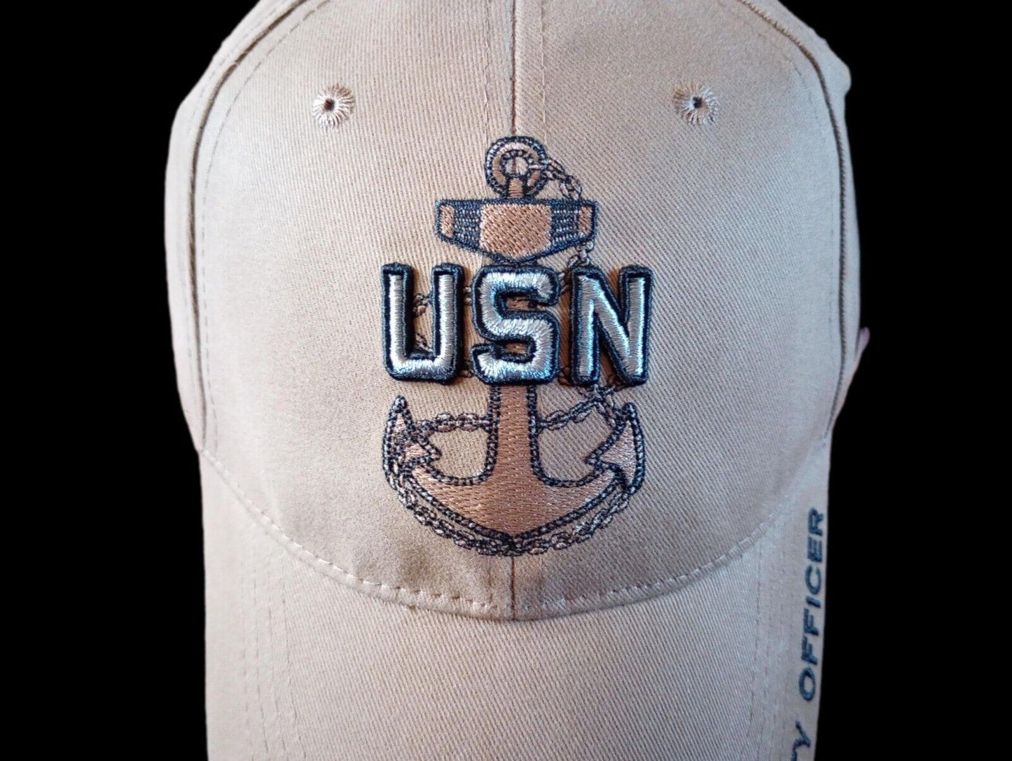 U.S NAVY CHIEF PETTY OFFICER HAT NAVY COYOTE BROWN BASEBALL CAP