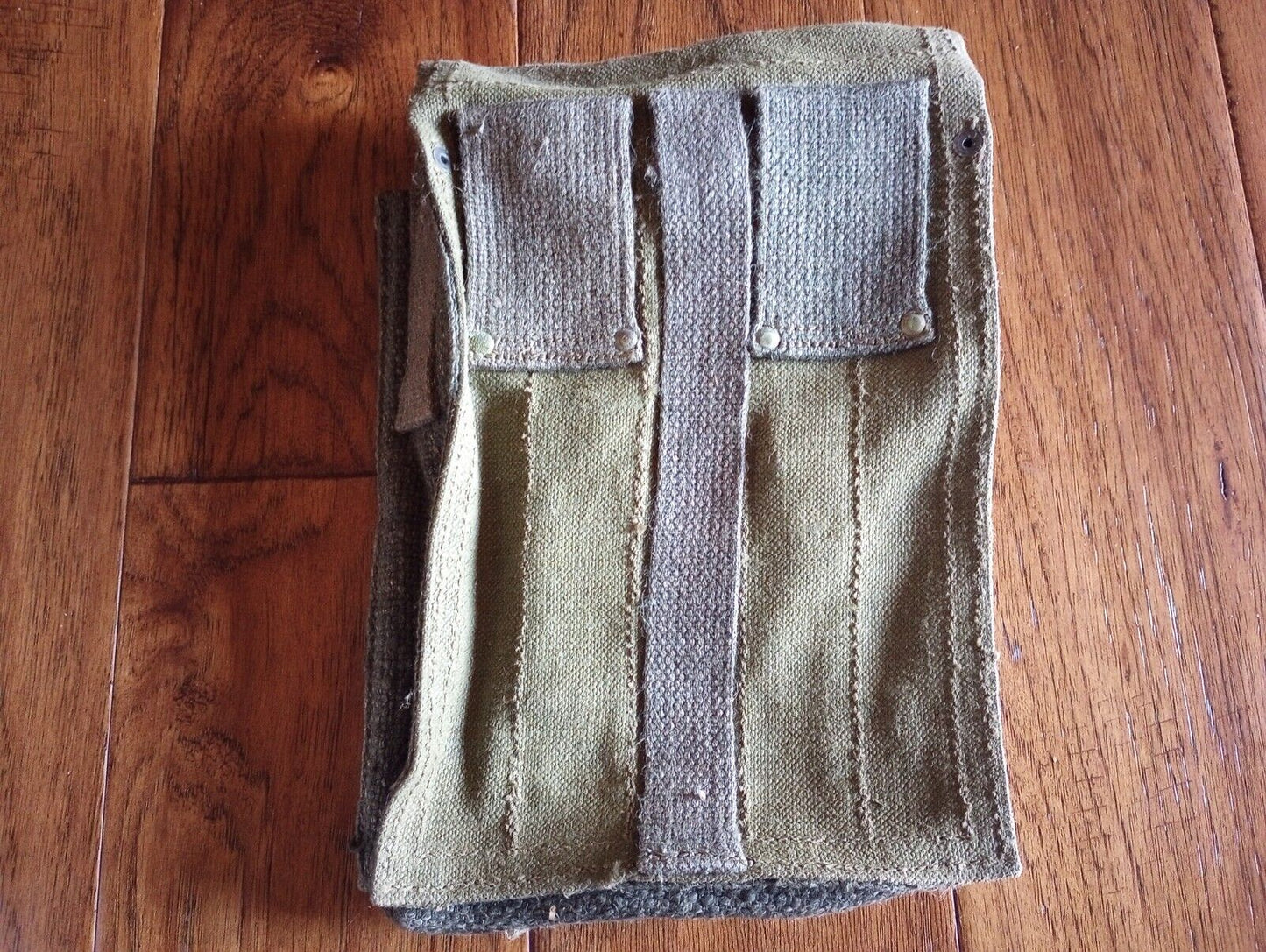 French military mat rifle magazine pouch 5 cell ammo shoulder bag genuine