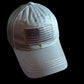 U.S American Flag Hat Cap Cotton Mesh Back OD Green Baseball Cap