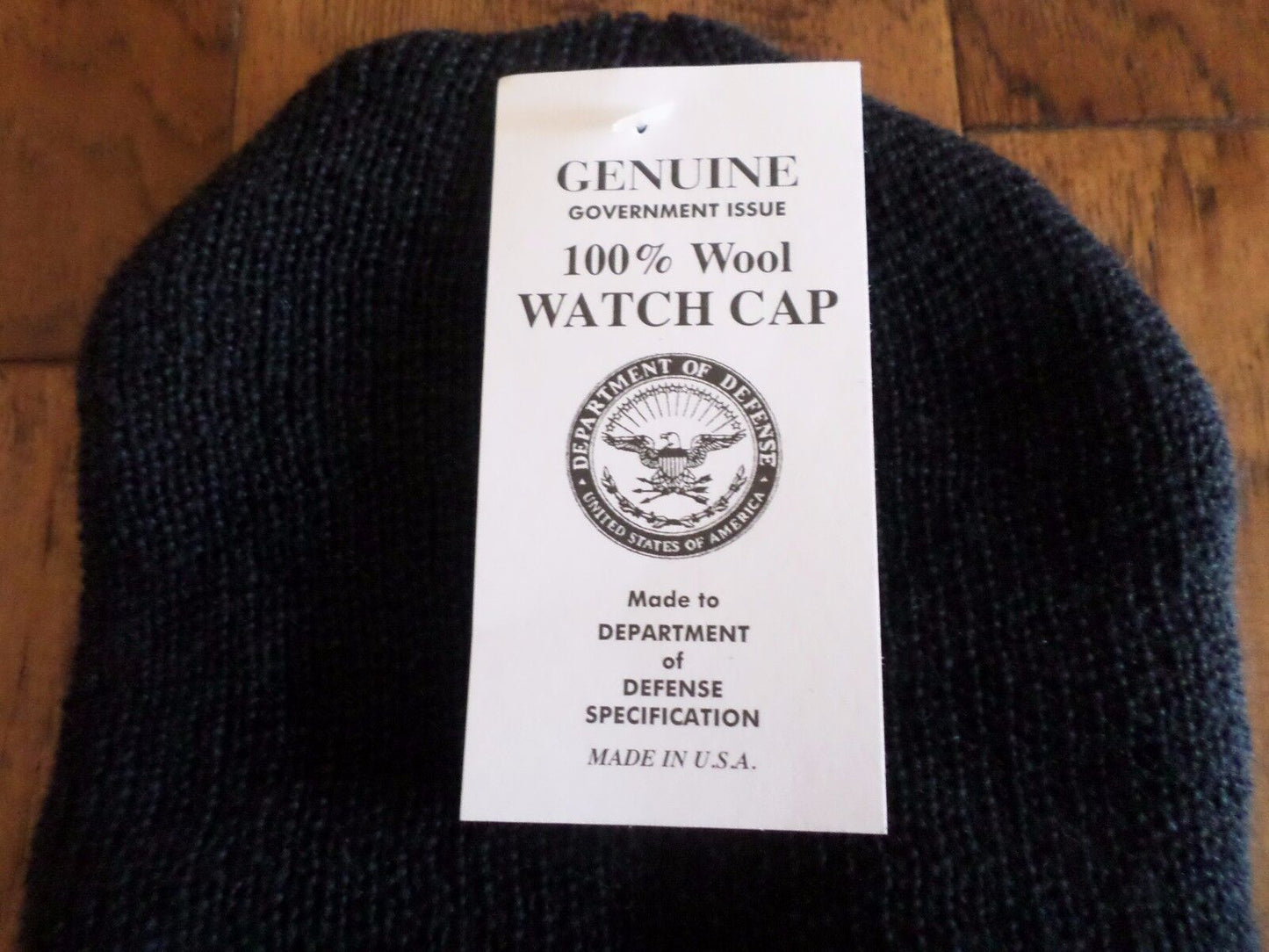 NEW GENUINE MILITARY WATCH CAP NAVY BLUE 100% WOOL 2 PLY U.S.A MADE BEANIE