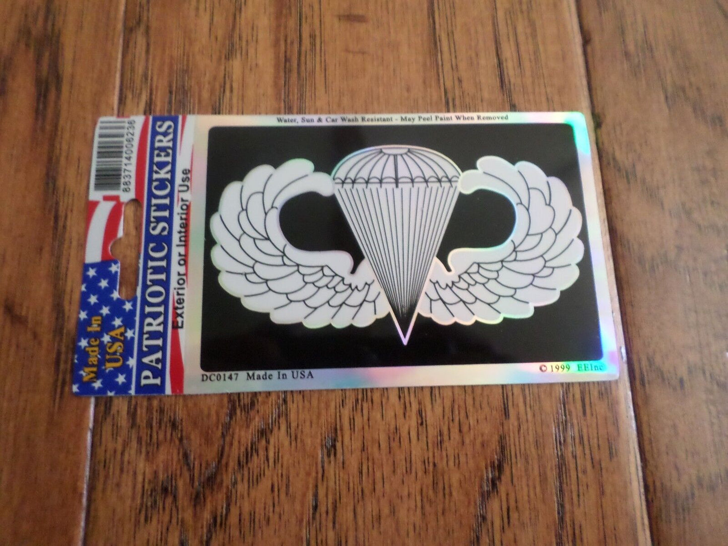 U.S MILITARY ARMY JUMP WINGS WINDOW DECAL STICKER U.S.A MADE