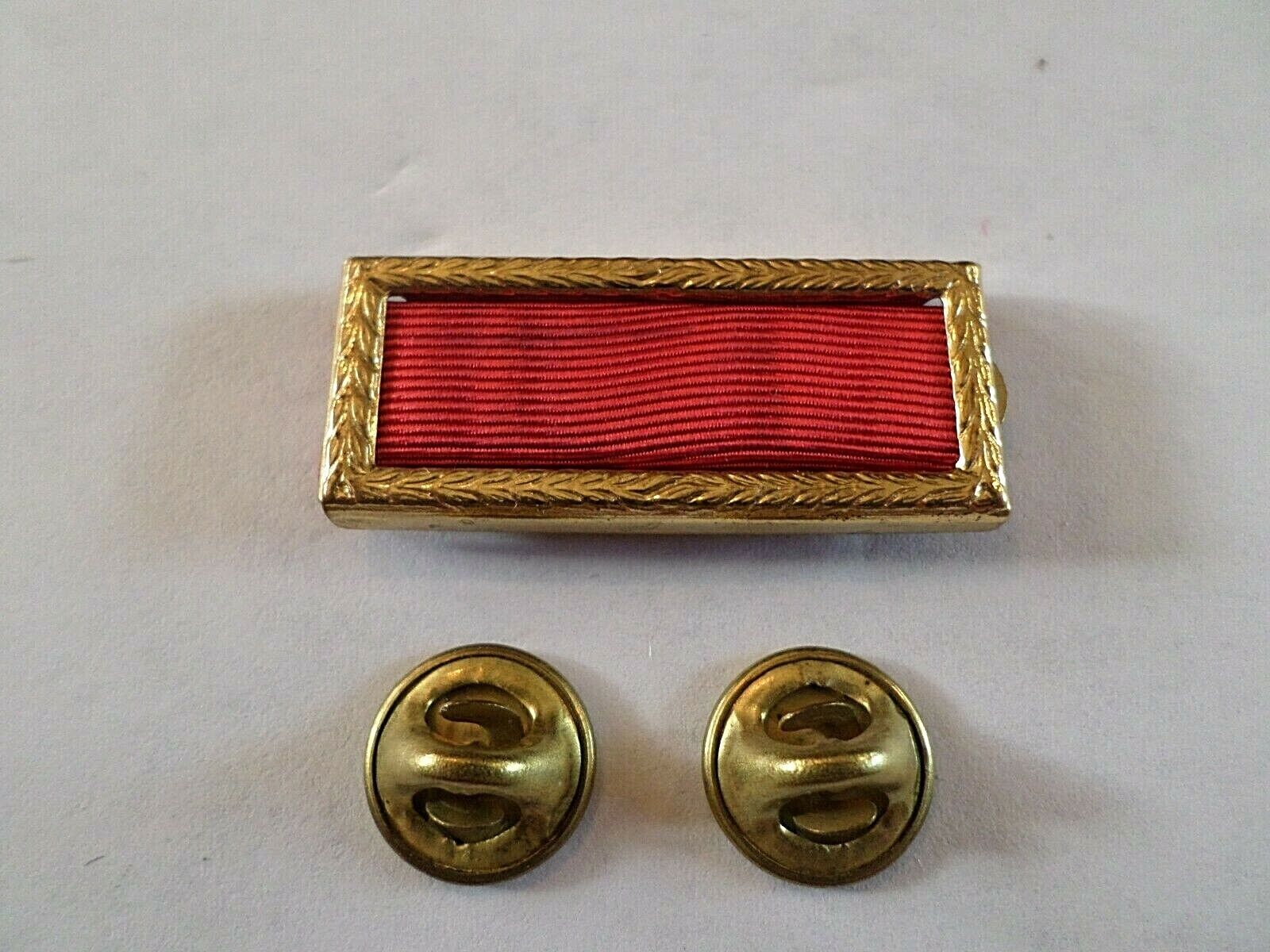 ARMY MERITORIOUS UNIT COMMENDATION RIBBON WITH BRASS RIBBON HOLDER U.S ...