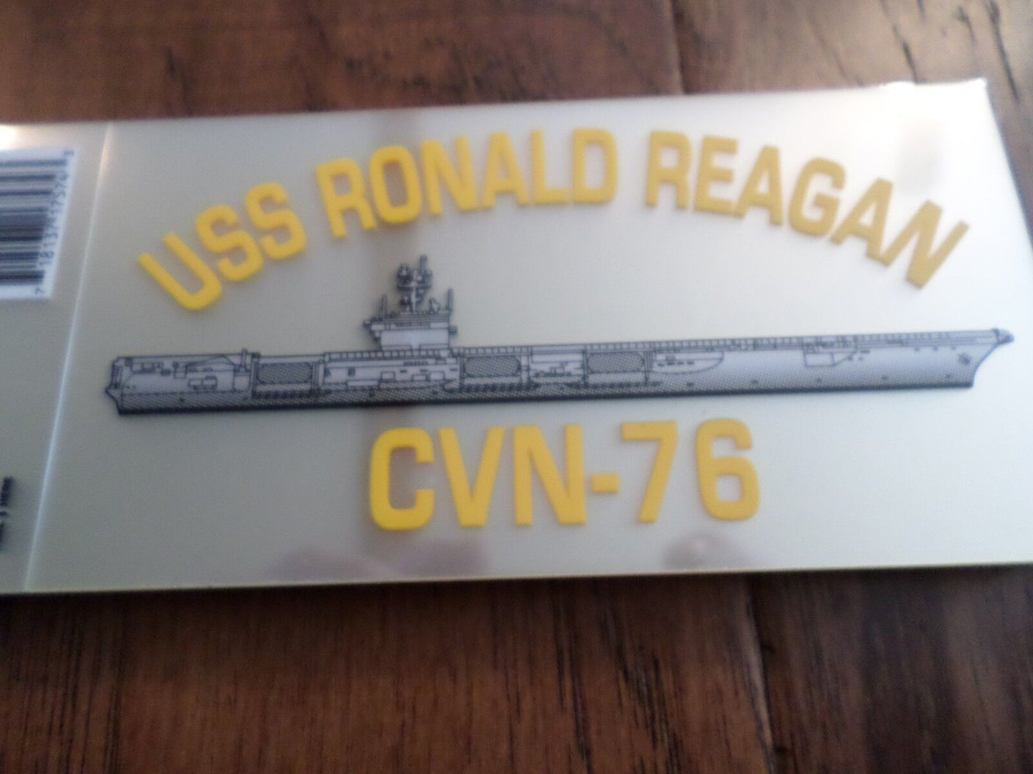 U.S MILITARY NAVY SHIP USS RONALD REAGAN CVN-76 WINDOW DECAL BUMPER STICKER