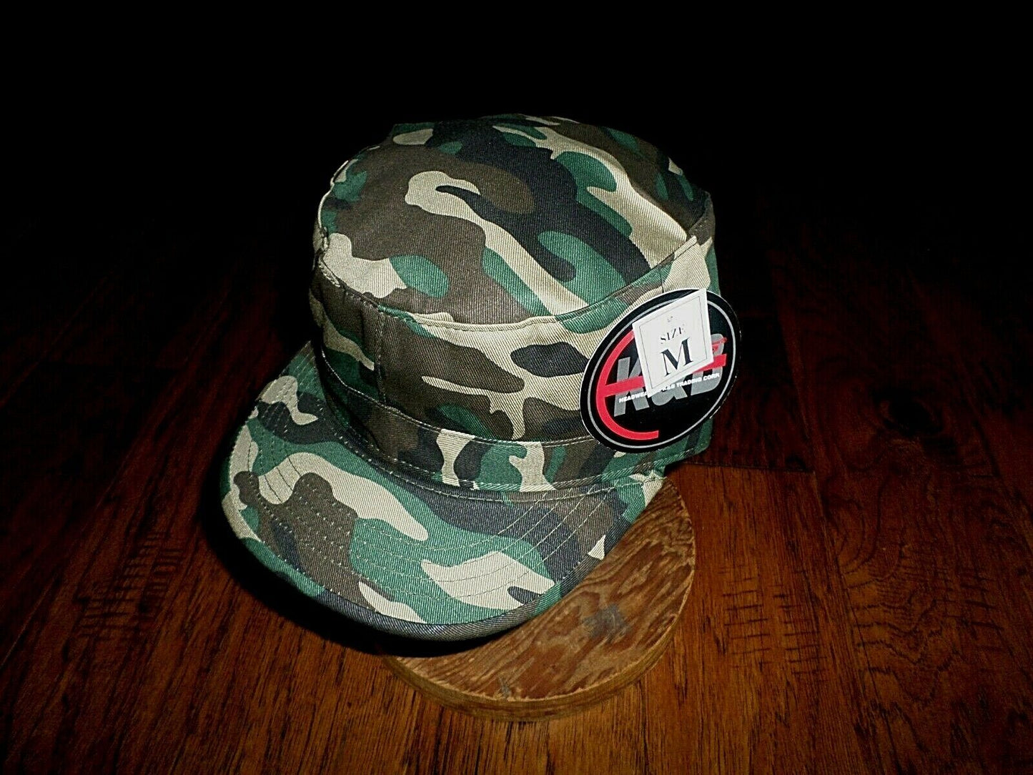 Military Army Style Woodland Camouflage Combat BDU Hat 100% Cotton BDU Cap