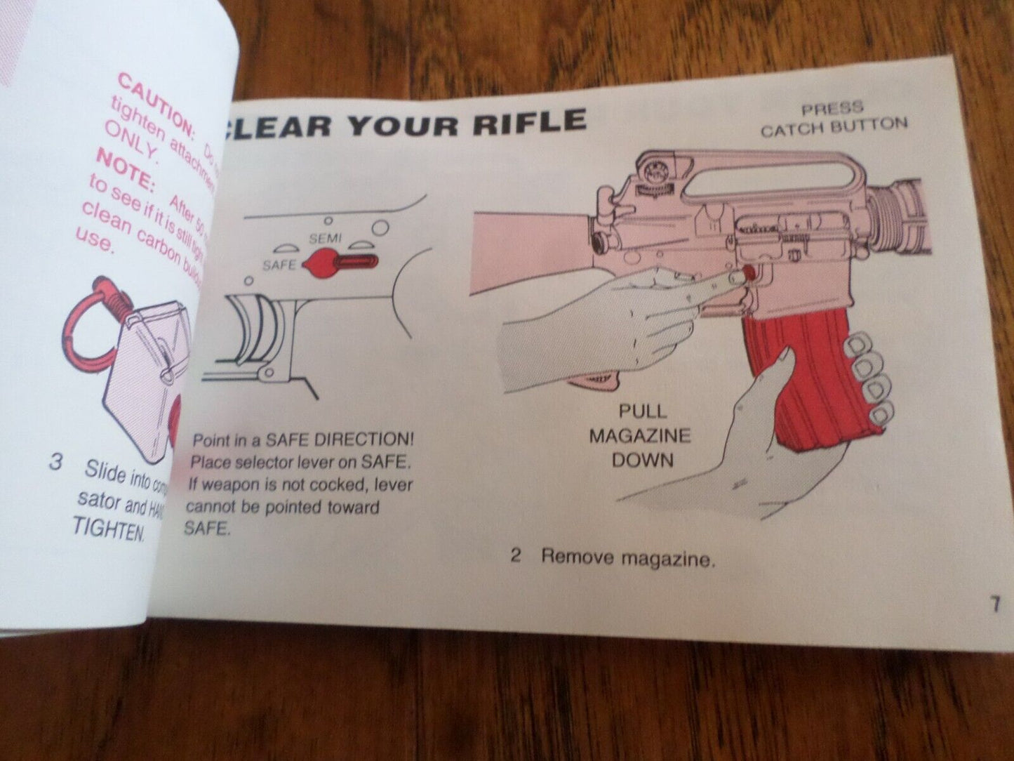 M16A2  5.56-MM Rifle Manual & Components list Handbook